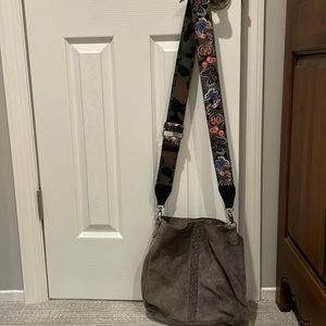 LF SUEDE CROSSBODY BAG